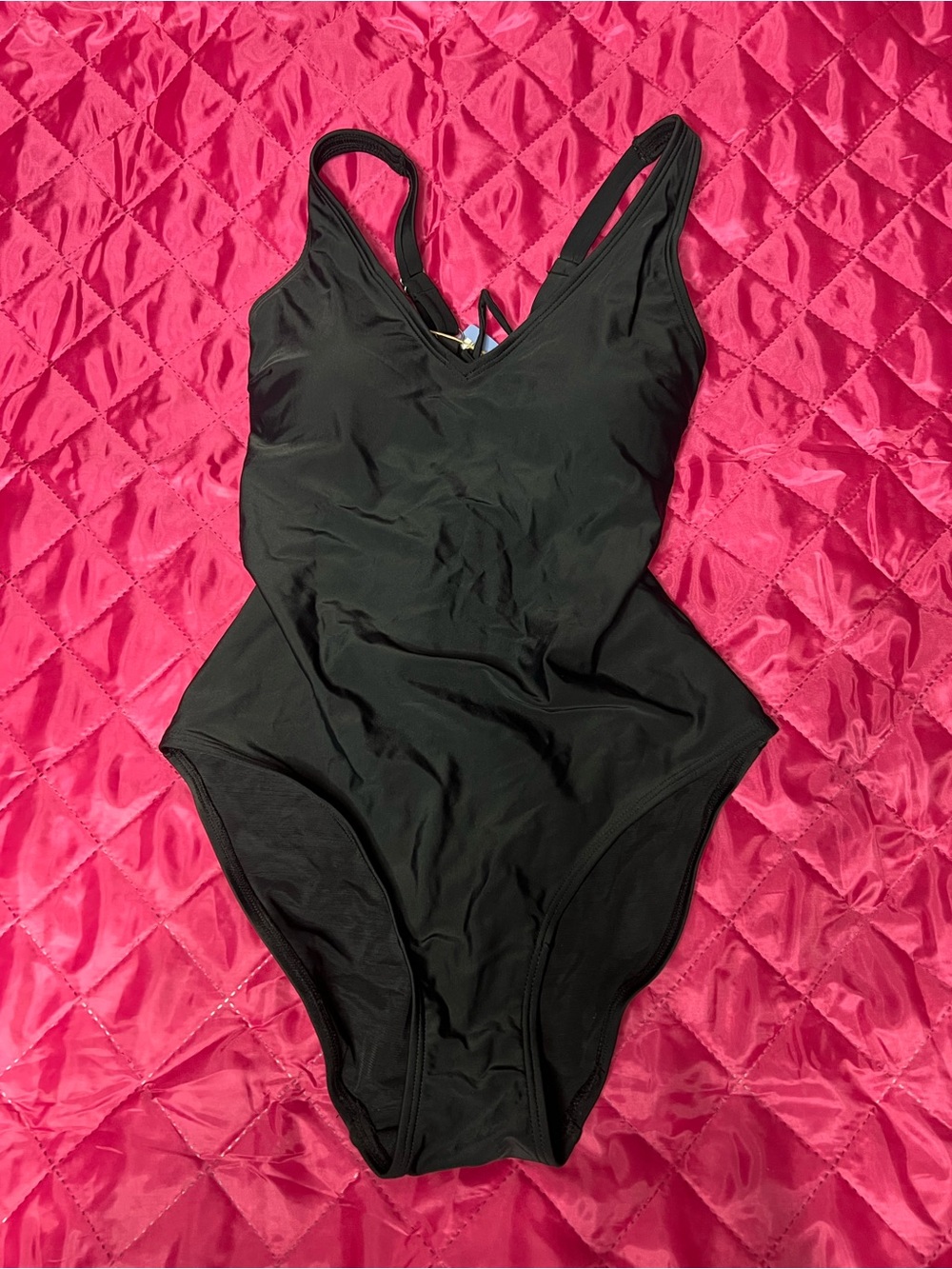 Black One-Piece Swimsuit (S)